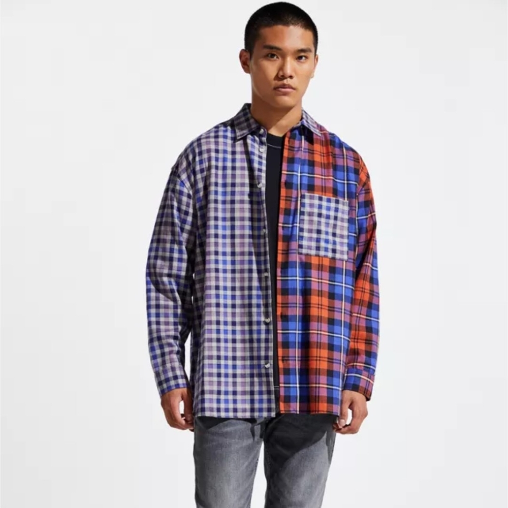 Urban Outfitters Patchwork Plaid Flannel
